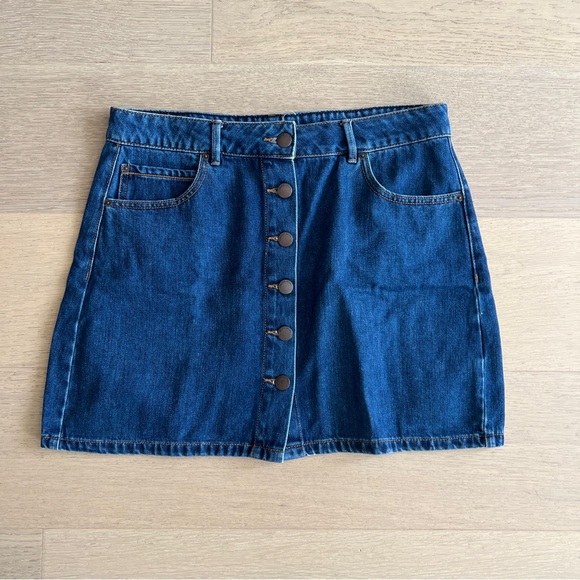 Women’s button front jean skirt - EUC - size medium - Picture 1 of 3
